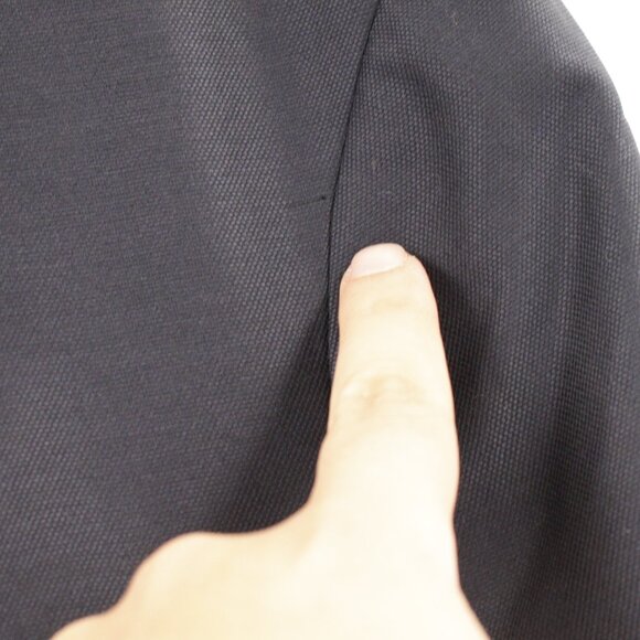 Banana Republic Reda Flexo Sport Coat Mens 42R Wool Blend Tailored Slim Fit navy - Picture 12 of 16